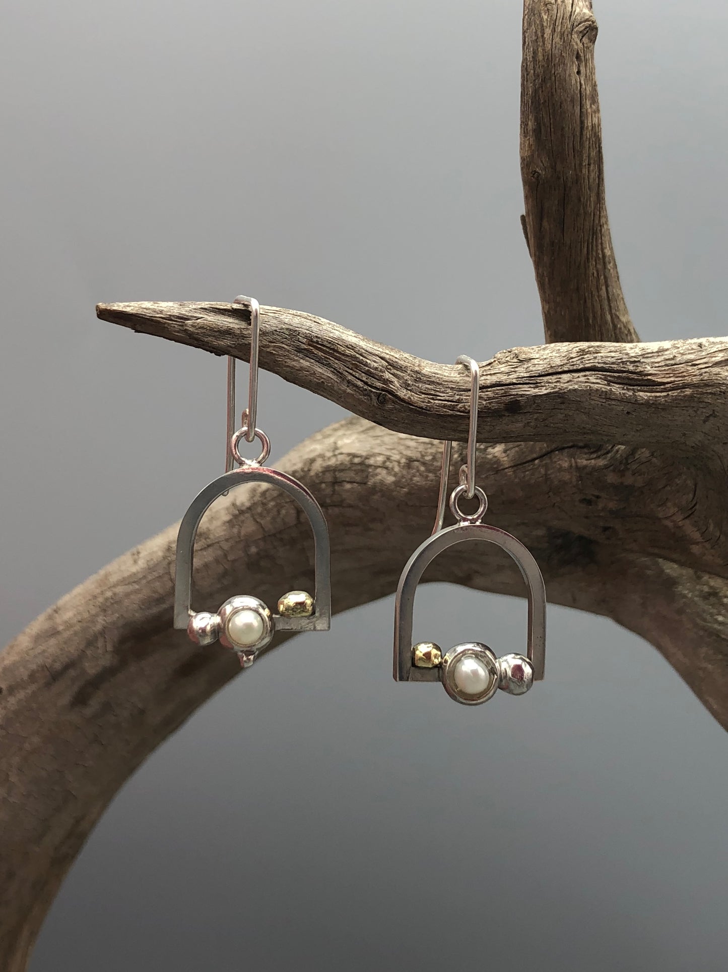 Blanc & Pearl - Earrings Blobbies